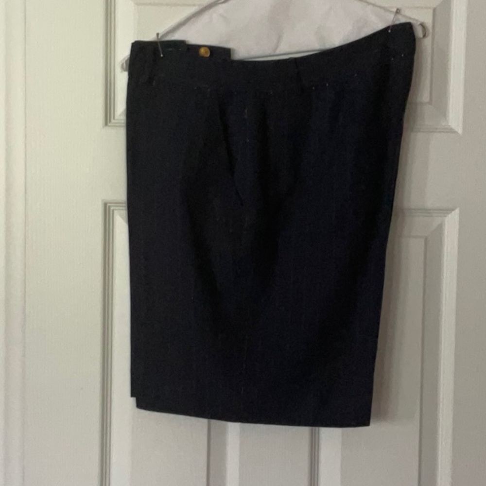 Ralph Lauren Navy Blue Linen Shorts